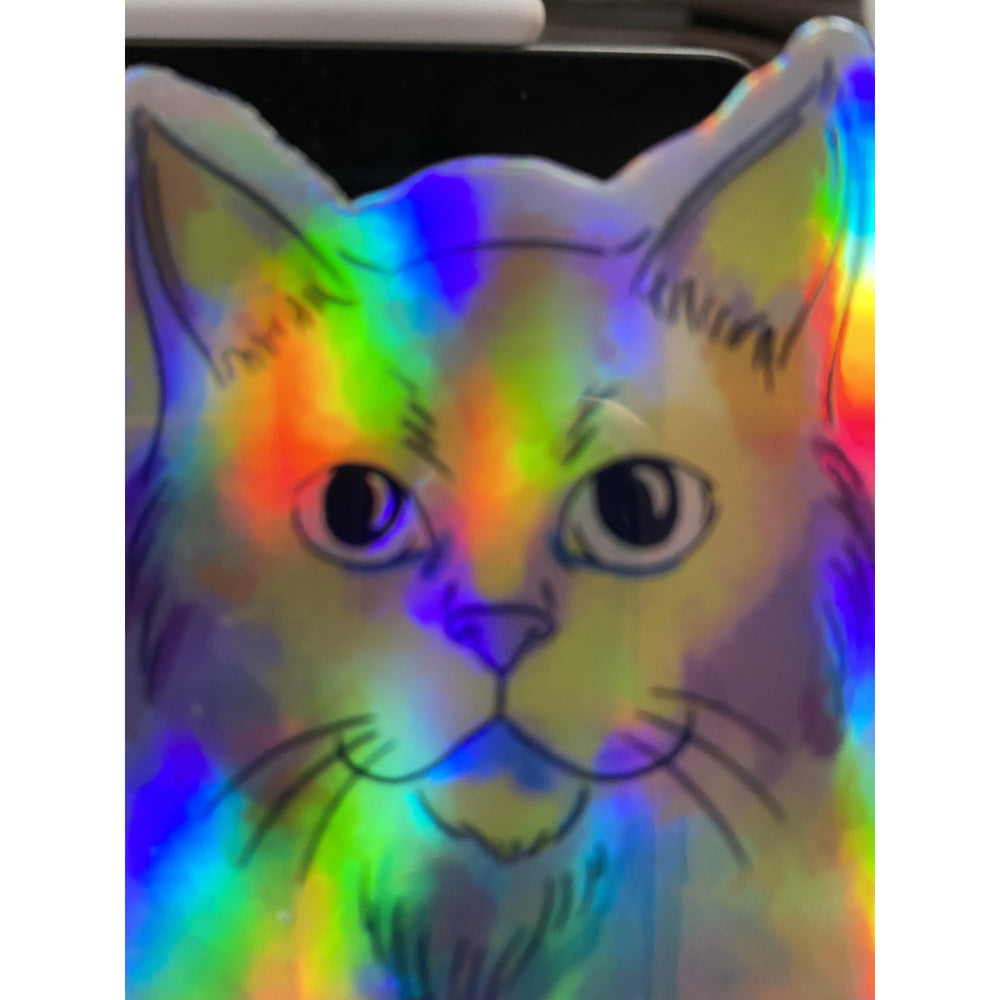 cat sticker for car, cat stickers, cat stickers for car rear window, cat stickers for cars, cat stickers for laptops, cat hologram