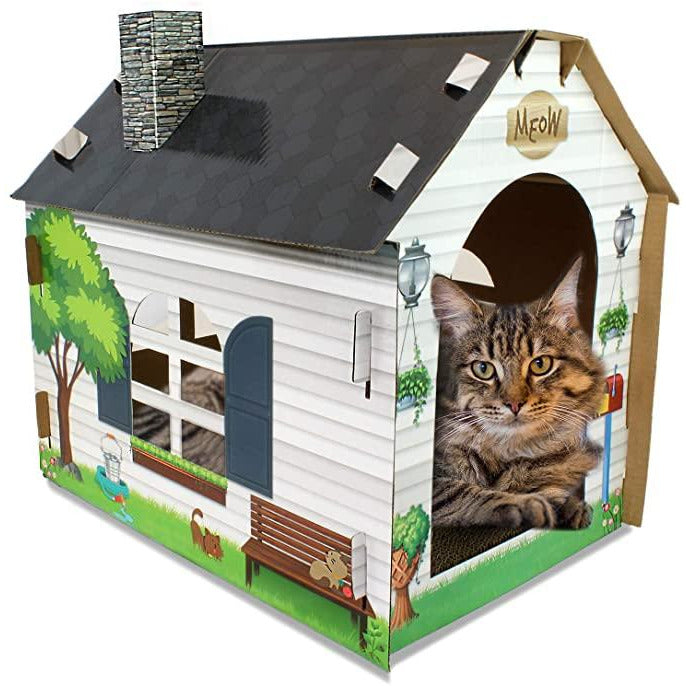 cat house, cat house indoor, cat house outdoor, cat house scratcher, cat scratching post