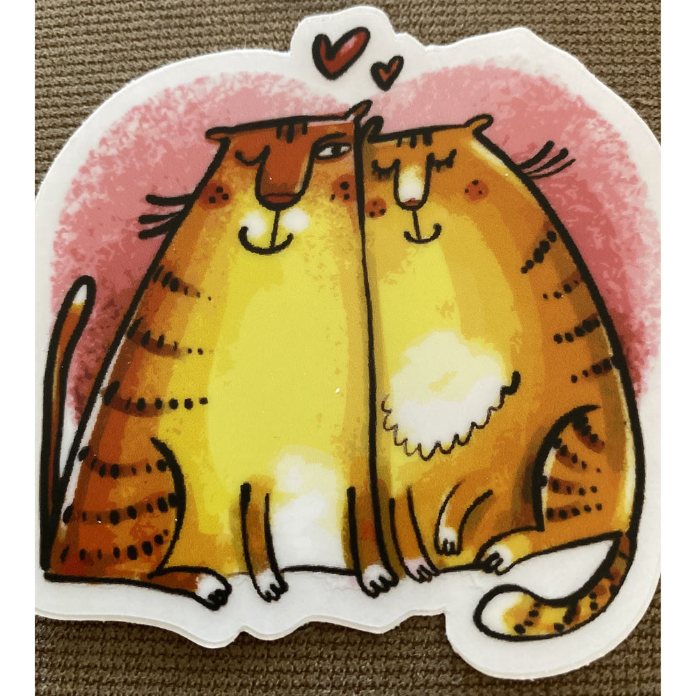 cat couple, cat couple drawing, cat couple stickers, cat sticker for car, cat stickers, cat stickers for car rear window, cat stickers for cars, cat stickers for laptops